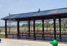 樹(shù)脂瓦長(zhǎng)廊廠家哪個(gè)好，樹(shù)脂瓦長(zhǎng)廊圖片